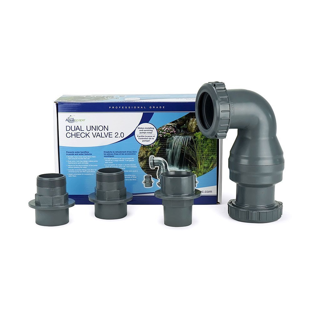 Aquascape Dual Union Check Valves
