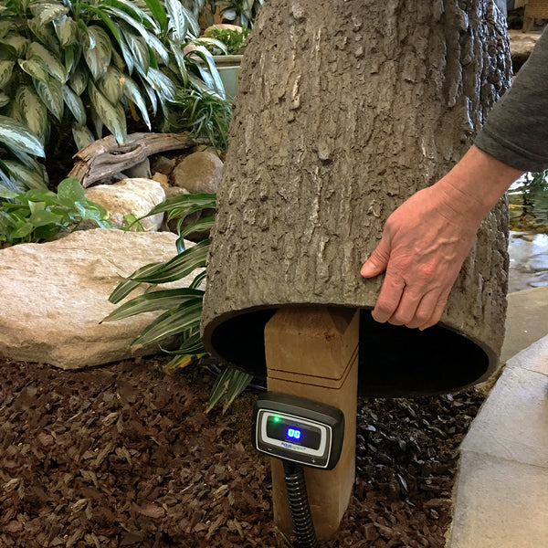 Photo of Aquascape Faux Oak Stump Cover - Aquascape Canada