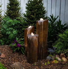 Aquascape Faux Basalt Column Set Of 3 Landscape Fountain Kit