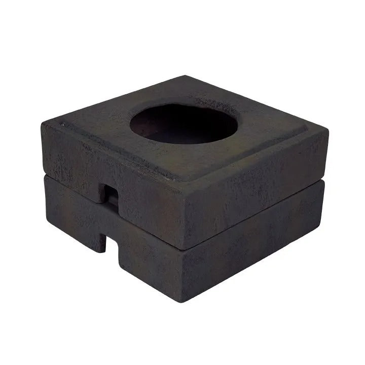 Spillway Bowl Stand - Iron Ore - 4" H (10 Cm) - 2-Pack