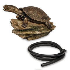 Aquascape turtle on a log spitter