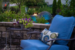 Photo of Aquascape Fire and Water Stacked Slate Sphere - Medium - Aquascape Canada