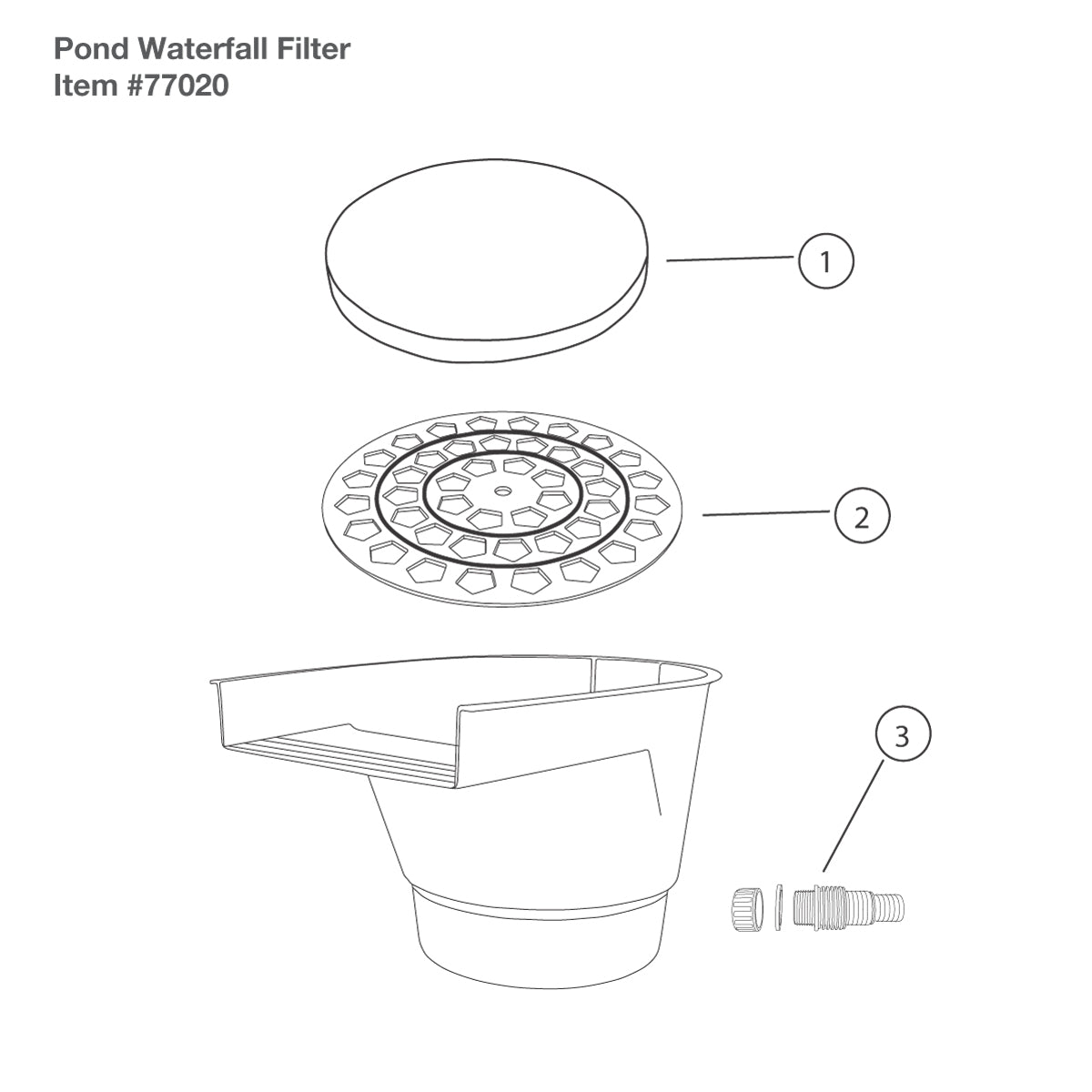 Photo of Aquascape Pond Waterfall Filter Replacement Parts  - Aquascape USA