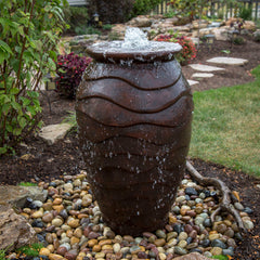 Photo of Aquascape Scalloped Urn Landscape Fountain Kit - Medium  - Aquascape USA
