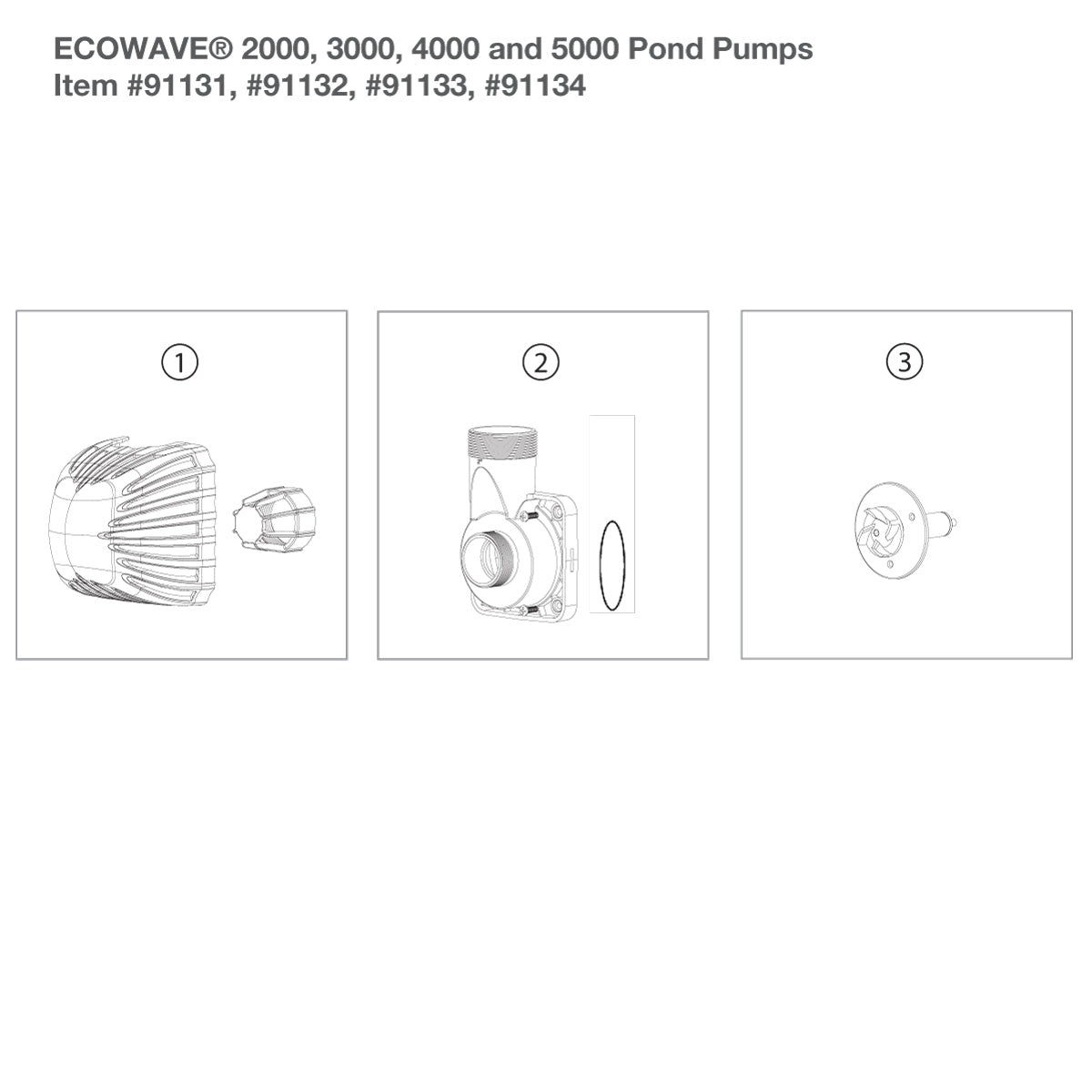 Photo of Aquascape Ecowave Pump Replacement Parts  - Aquascape USA