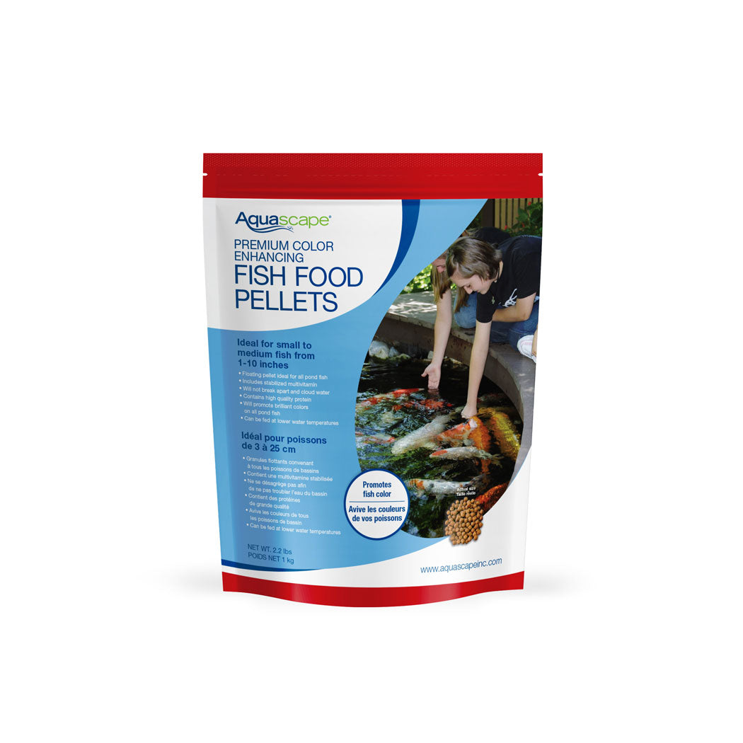Photo of Aquascape Color Enhancing Fish Food Pellets  - Aquascape USA