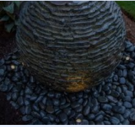 Photo of Aquascape Medium Stacked Slate Sphere Fountain Kit  - Aquascape USA