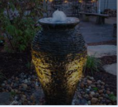 Photo of Aquascape Stacked Slate Urn Fountain Kits - Aquascape USA