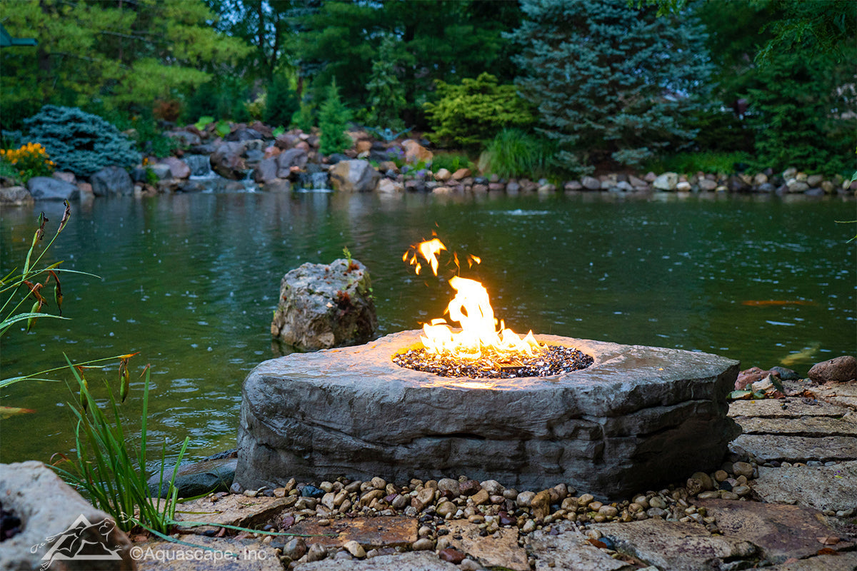 Photo of Aquascape Faux Stone Fire Pit  - Aquascape USA