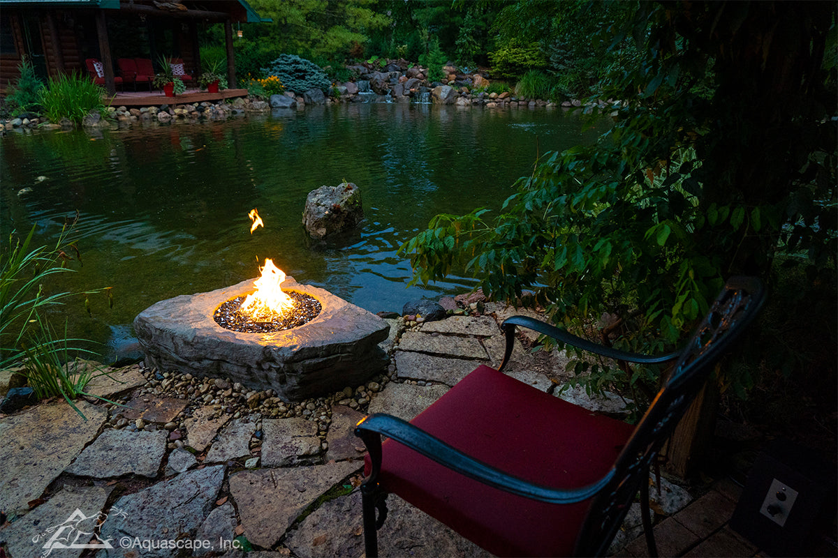 Photo of Aquascape Faux Stone Fire Pit  - Aquascape USA