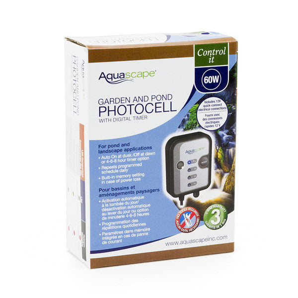 Photo of Aquascape 12 Volt Photocell with Digital Timer  - Aquascape USA